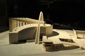 The design of the Palace of the Soviets by Le Corbusier