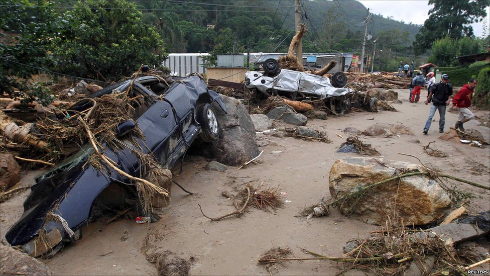 Brazil floods foto BBC